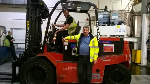 Forklift truck training
