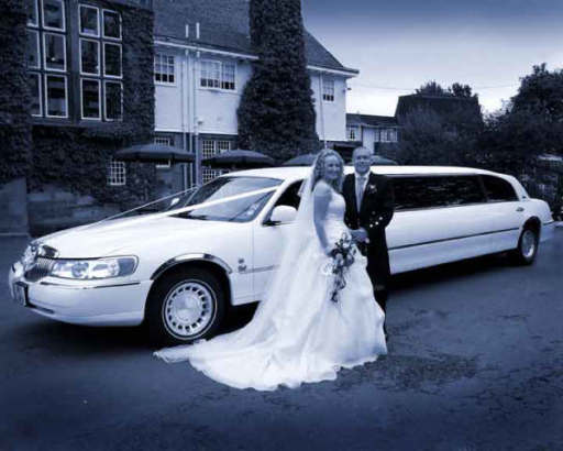 stretch limousine . great for weddings