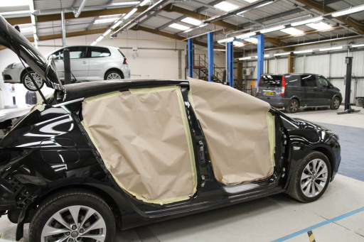 Accident repair centre, Westbury