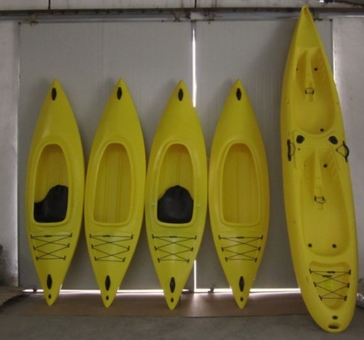 sit i kayaks ready for shipment