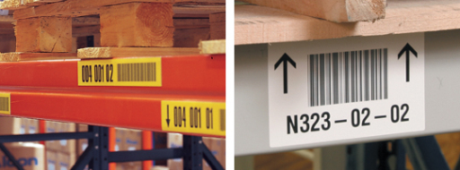 Warehouse Racking Labels