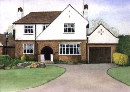 Tamworth Road - Watercolours