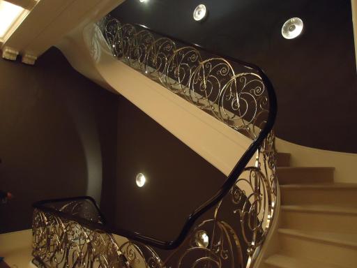 Stair balustrade in Central London