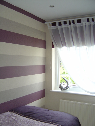 Small Bedroom painted and decorated
