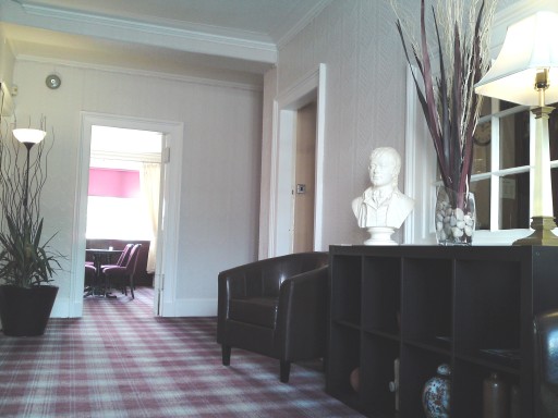 Robert Burns greets you in reception on your visit to The Kirkton Inn!!
