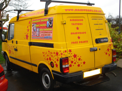 Our LDV workhorse - to transport our gazebo and equipment to any outdoor event!
