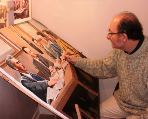 Paintig Dylan at the BBC . Broadcast 1947