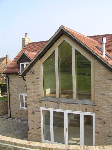 New House, providing up side down living for the client to enjoy views to the open countryside