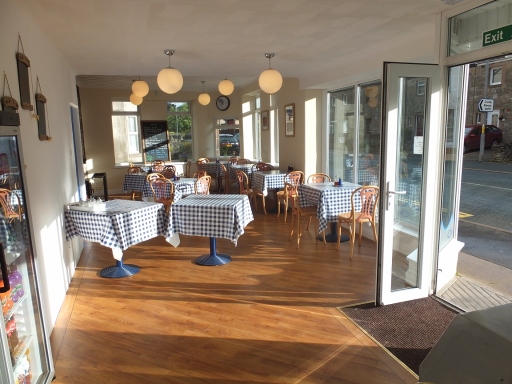 The restaurant area of Shap Chippy