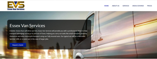 Van and driver services across Essex