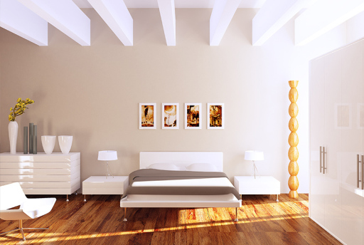 3D interior using Cinema 4D and VRay