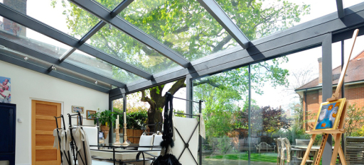 Aluminium Conservatory with Glass