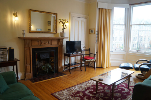 Living room at Roseneath Apartment