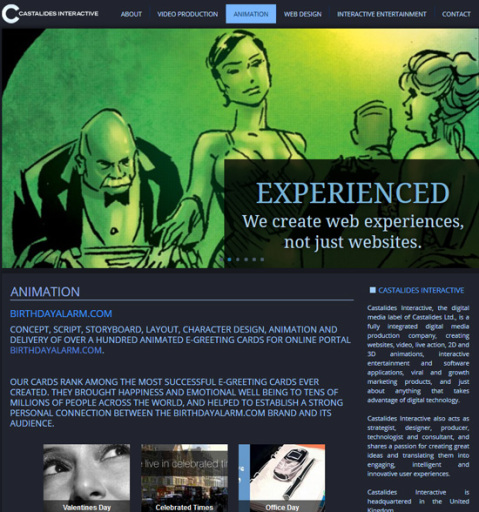 Castalides Interactive site