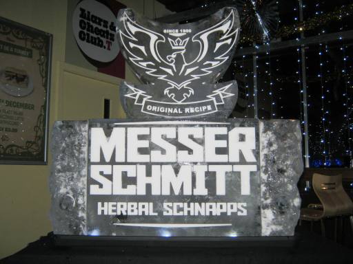 logo vodka luge for a crazy student party in Dundee