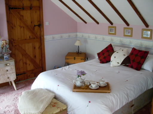Prettily decorated bedroom