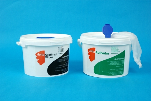 Delta Graffiti Wipes graffiti remover