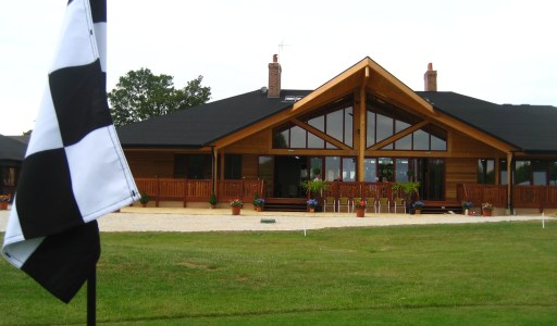 Fairway bar &amp; bistro (clubhouse) at Mount Pleasant golf club, Bedfordshire. Opened in July 2010