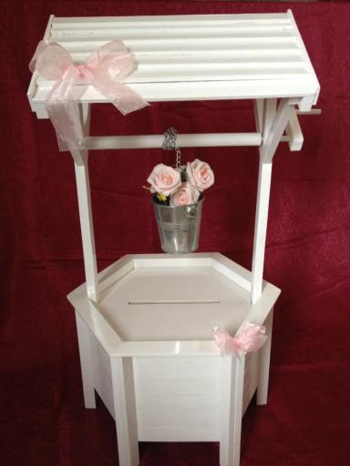 Wedding Wishing well. For guests to post cards & money gifts