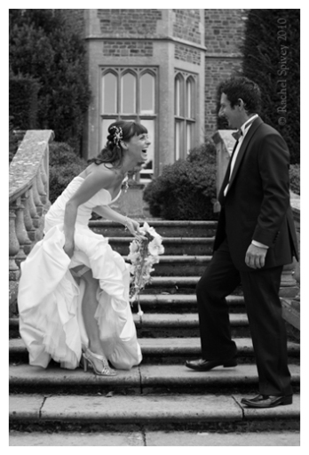 Photography of bride and groom at Fawsley Hall wedding Northhamptonshire