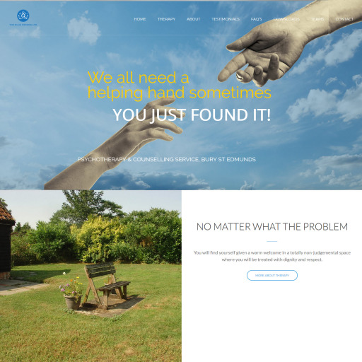 Wordpress website design for psychotherapist