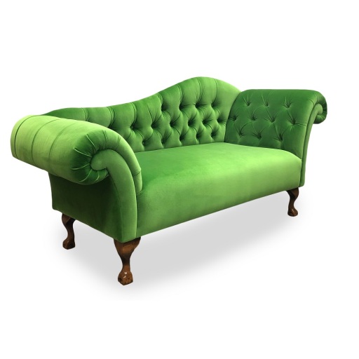Chaise Longue_Green Velvet