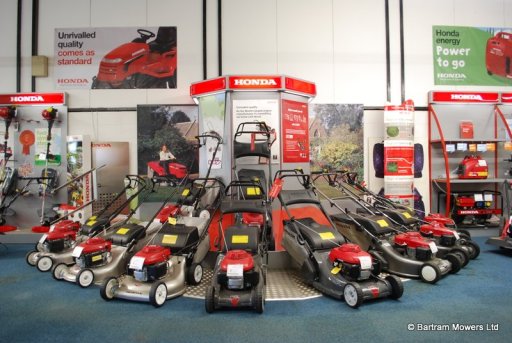 Top of the range lawnmowers are always available.