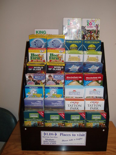 Table-top leaflet display unit
