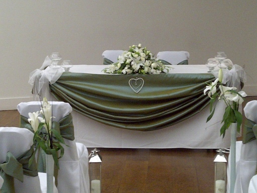 White Hart, Lincoln - olive green taffeta