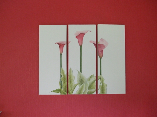 lillies, canvas art