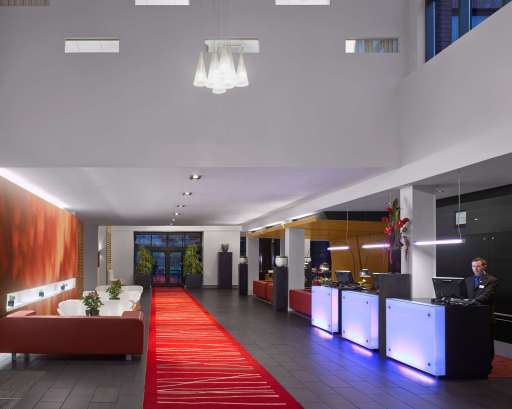 Lobby and reception desks