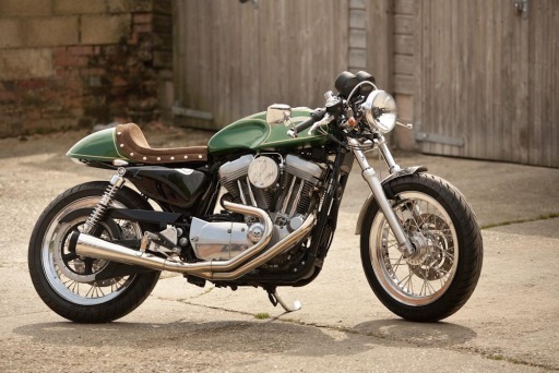 Harley Cafe racer built by REDMAX .
