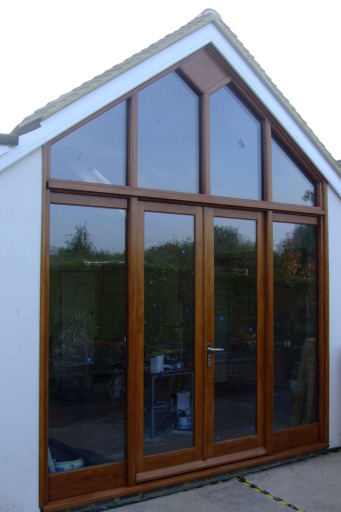Oak gable frame