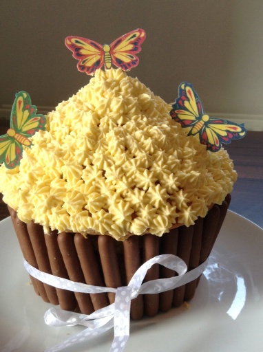 Giant cupcake