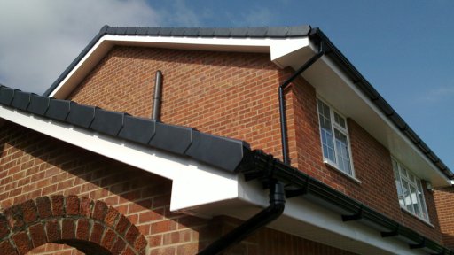 fascias,soffits, gyttering and dry verge, no more painting !!