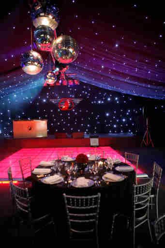 illuminated dance floor