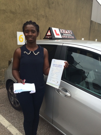 Passed 1st time in Croydon 
