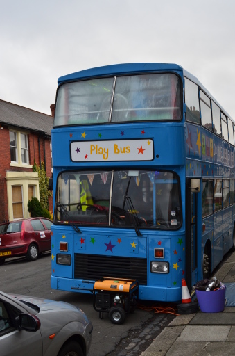 Double Decker Den the Blue Play Bus!