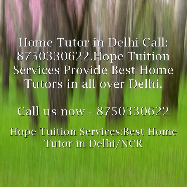 Hope Tuition ServicesBest Home Tutor in Delhi UG14,D211,Laxman Plaza