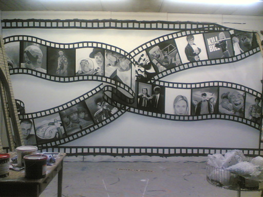 Artist Illustrator Gemma Di Giovanni Canvas Painting 6m x 3m
