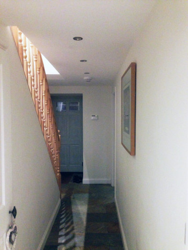 Plastered hallway