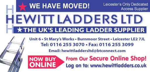 We have Moved Hewitt Ladders
