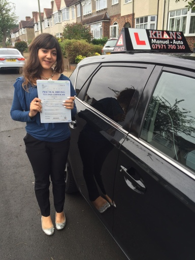 Passed 1st time in West Wickham 