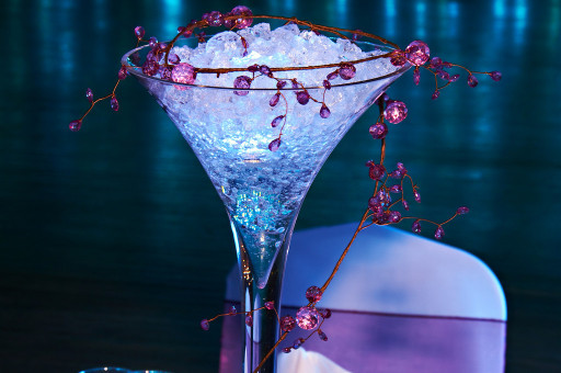 Martini Glass Centrepiece