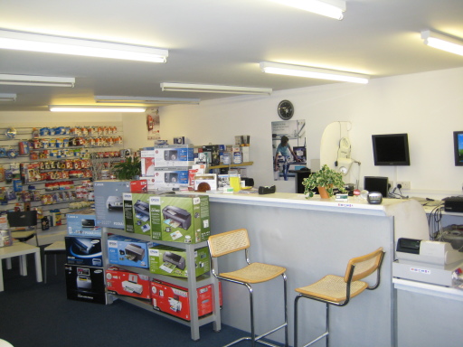 View of the workshop and repair centre