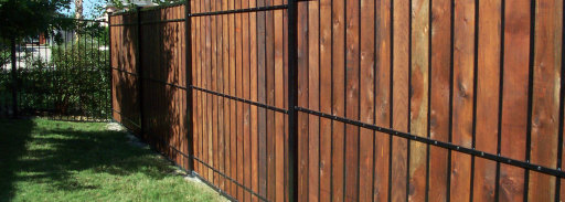 Wooden fencing