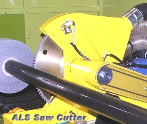 ALS saw cutting machines using saw tooth blades, fully width expanding shafts and powerful motors.
