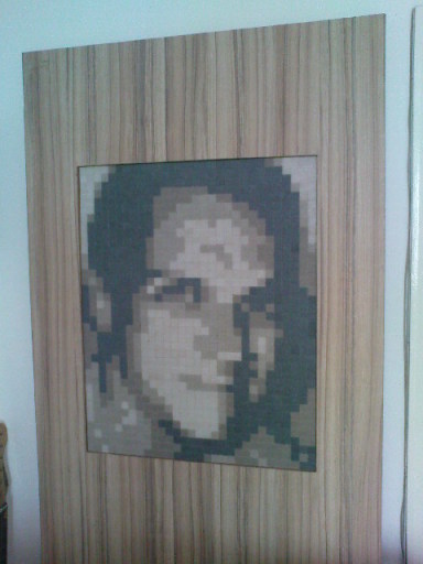 Mosaic Portait Art By Artist Richard Johns