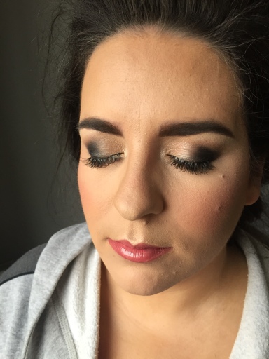evening makeup, smokey eye