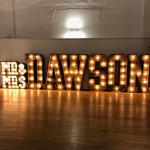 Rustic Light Up Letters